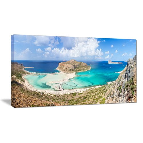 Crete Balos Beach 5 Panel Canvas Print Wall Art Crete Balos Beach 5 Panel Canvas Print Wall Art